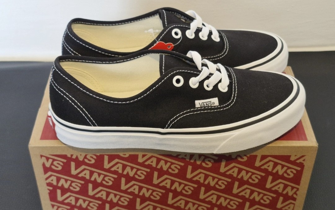 Vans Authentic Black. Size 3.5. Brand new in full box