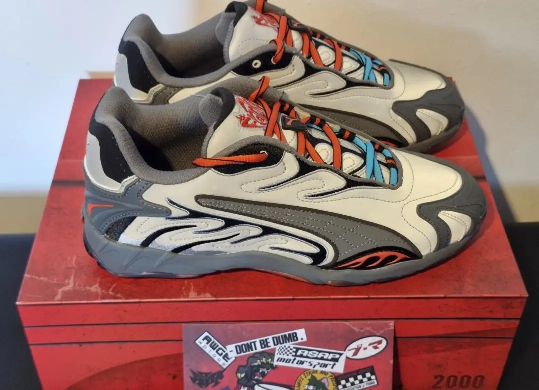 Puma x A$AP Rocky Inhale Reflection Silver. Size 7. Brand new in full box