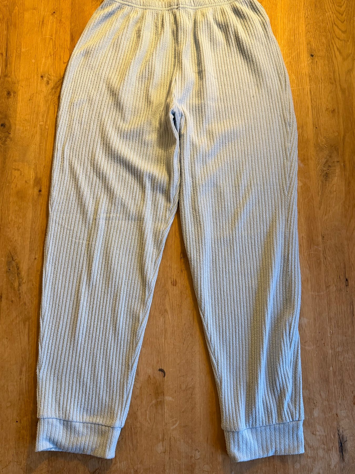 Preloved, Lipsy London Girls Ribbed Loungewear Joggers, ages 11-12