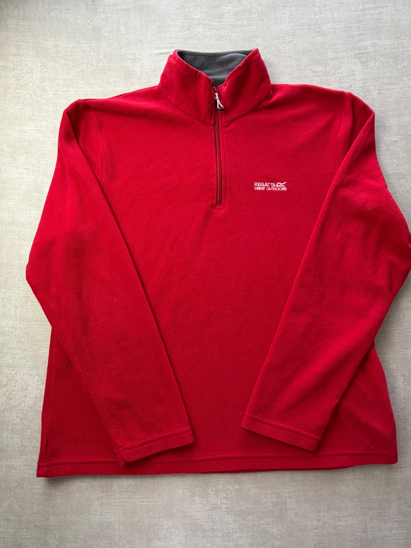 Regatta Great Outdoors women's red quarter zip fleece UK XL