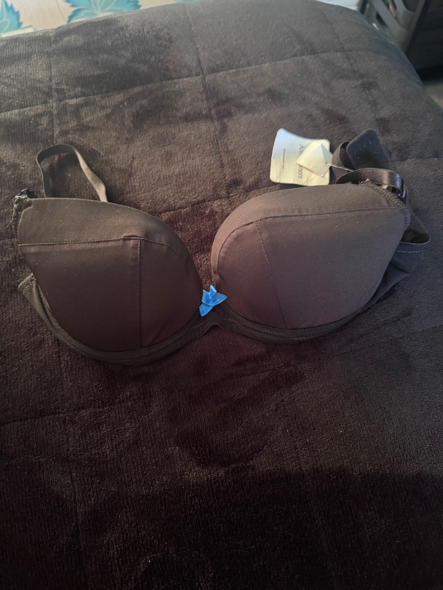 Ann Summers Padded T-Shirt Bra Black 32D Underwired Smooth Everyday BNWT