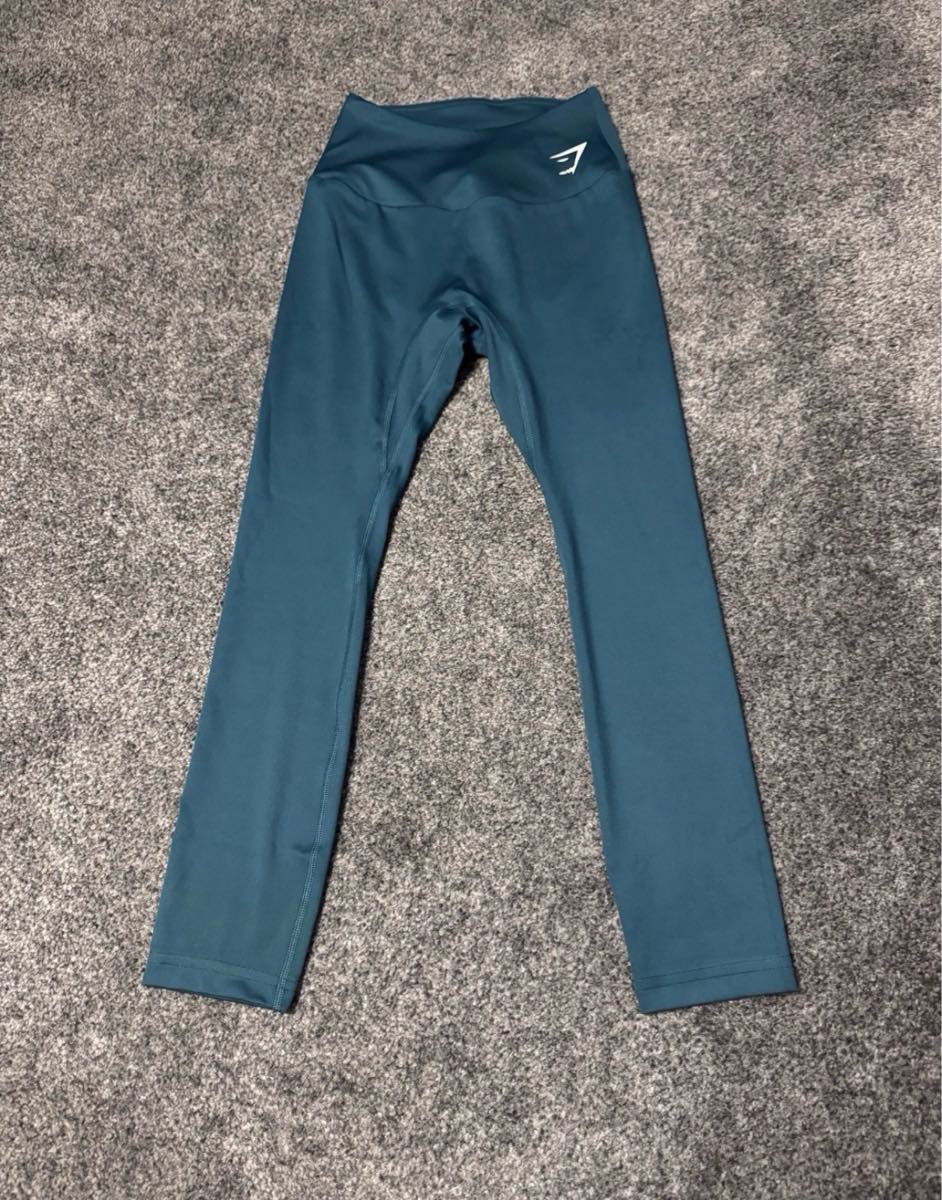 Gymshark Leggings Teal Green XS (UK 6–8) High Waisted Training Activewear