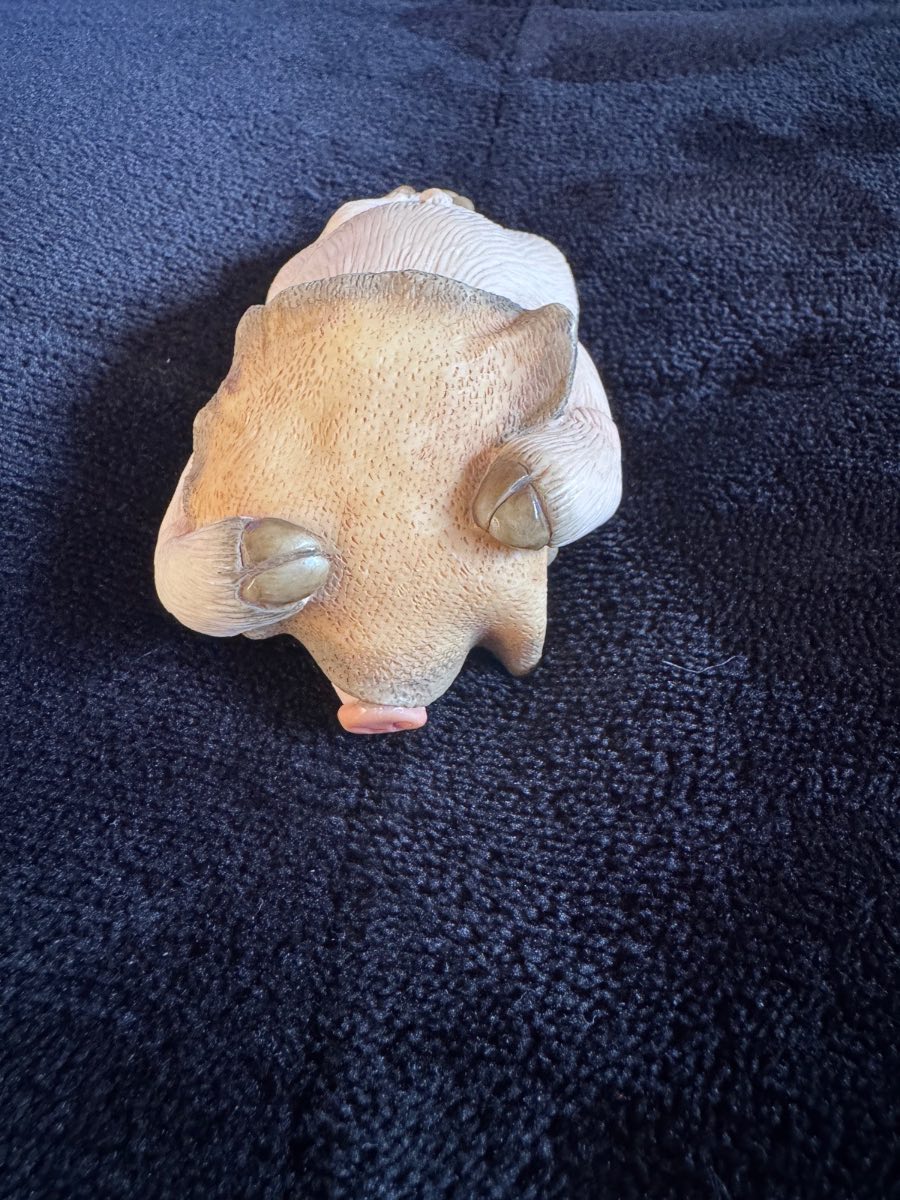 Vintage Piggin’ Hangover Pig Ornament Figurine 1997 David Corbridge Collectible