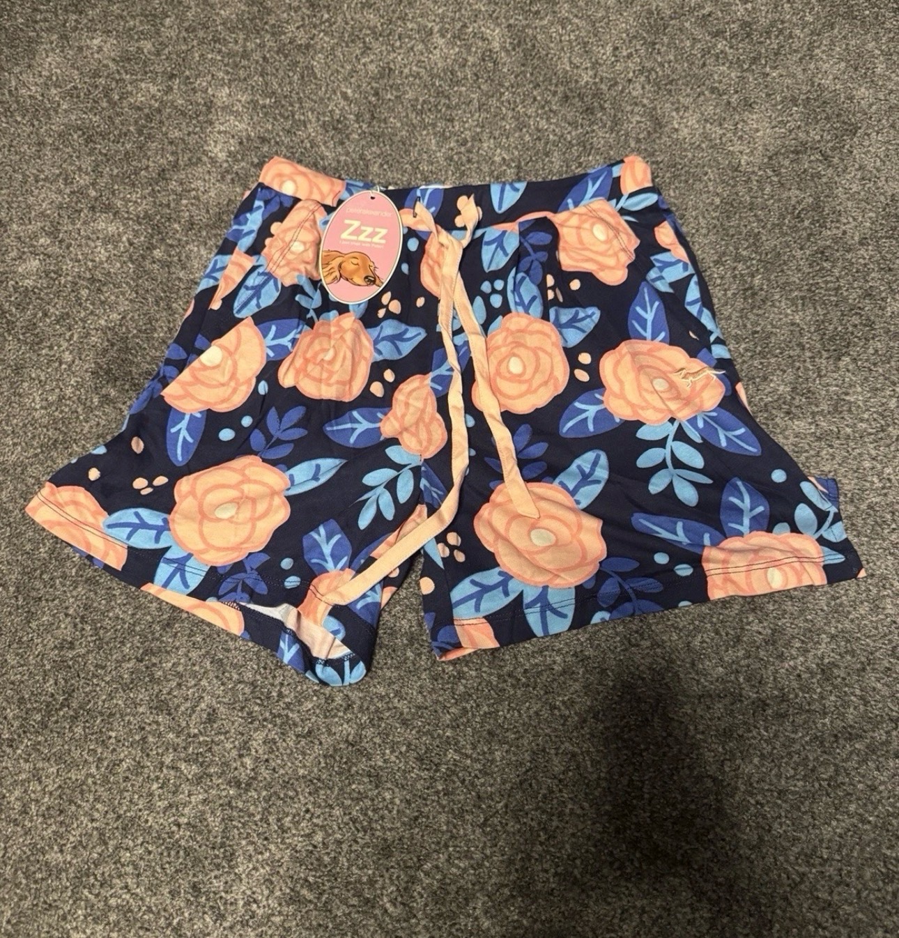 Peter Alexander Pyjama Shorts Navy Floral XS BNWT Summer Sleepwear