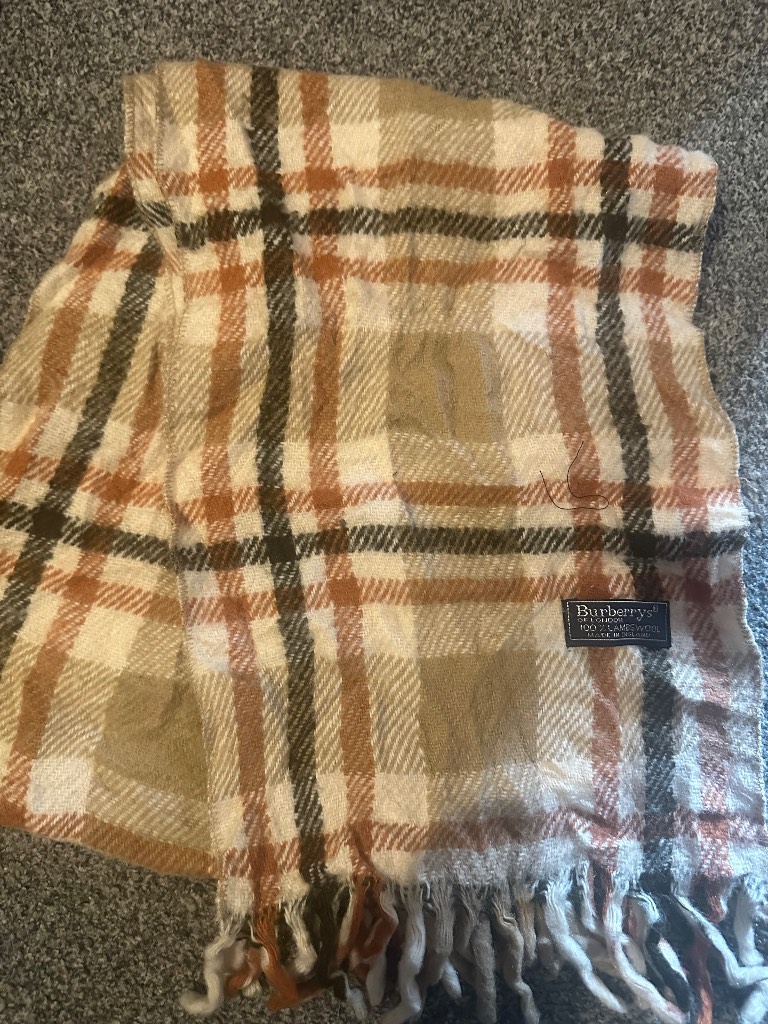 Lovely autumn colours Burberrys scarf