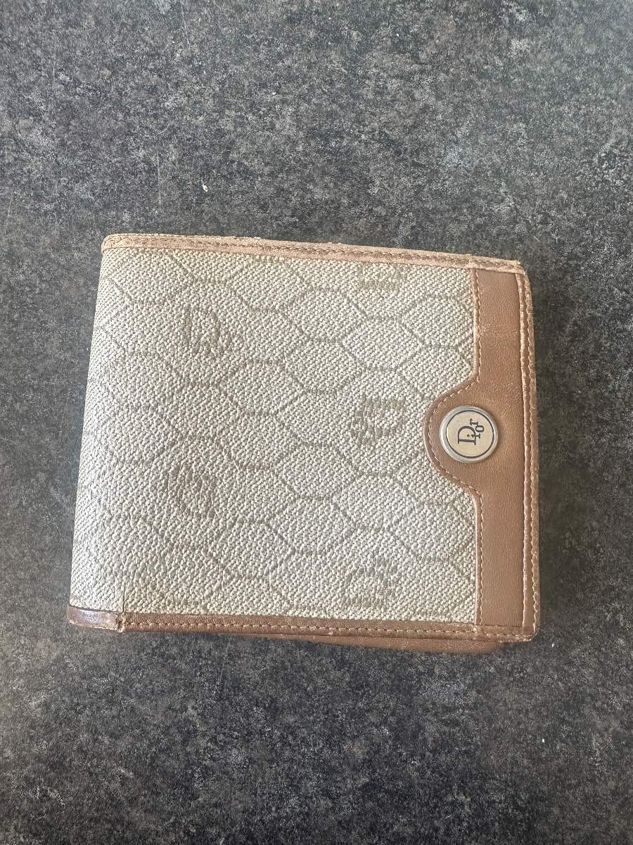 Christian Dior honeycomb wallet