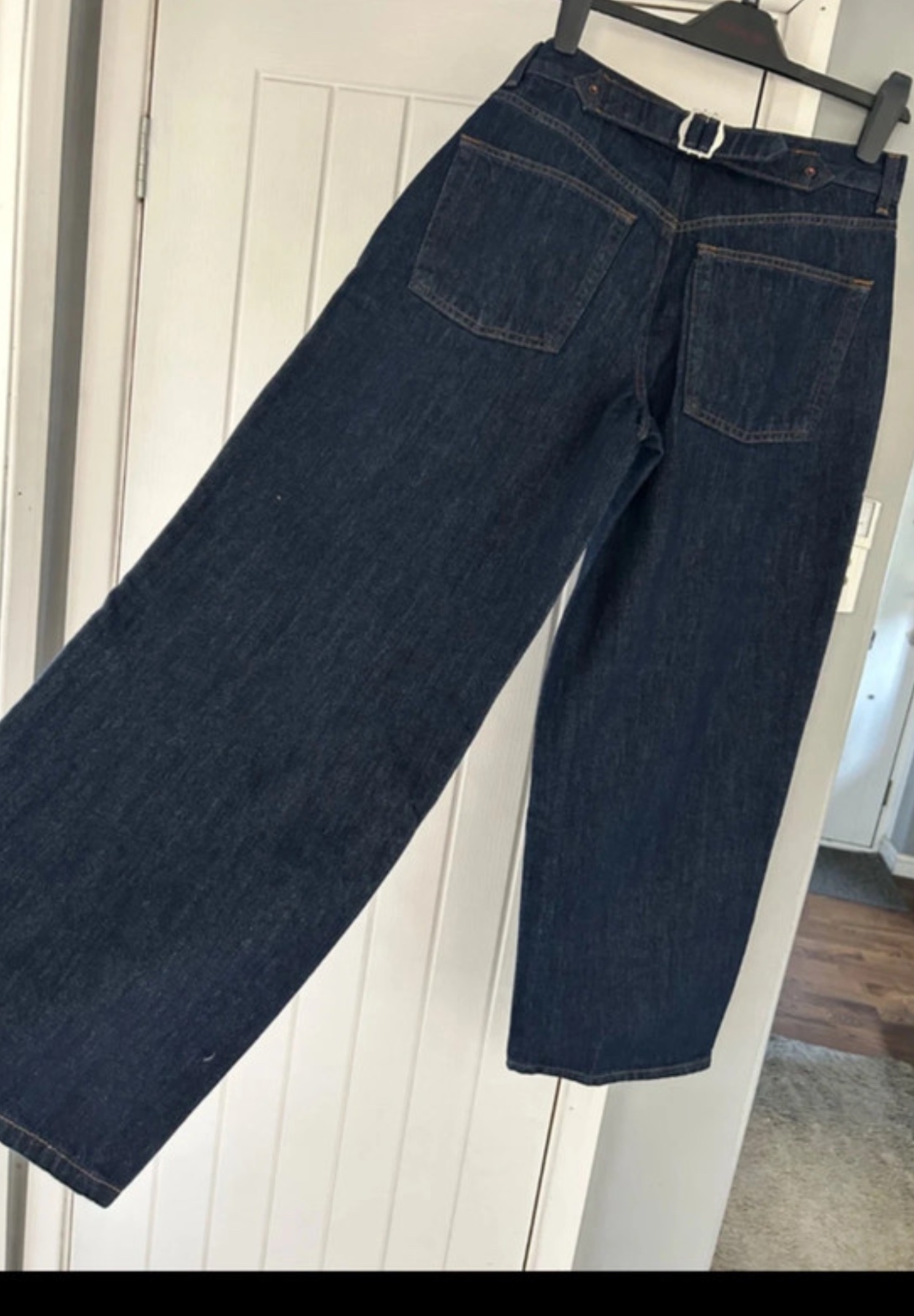 NWT Topshop indigo denim baggy slouch fit jeans 14 L32” £49