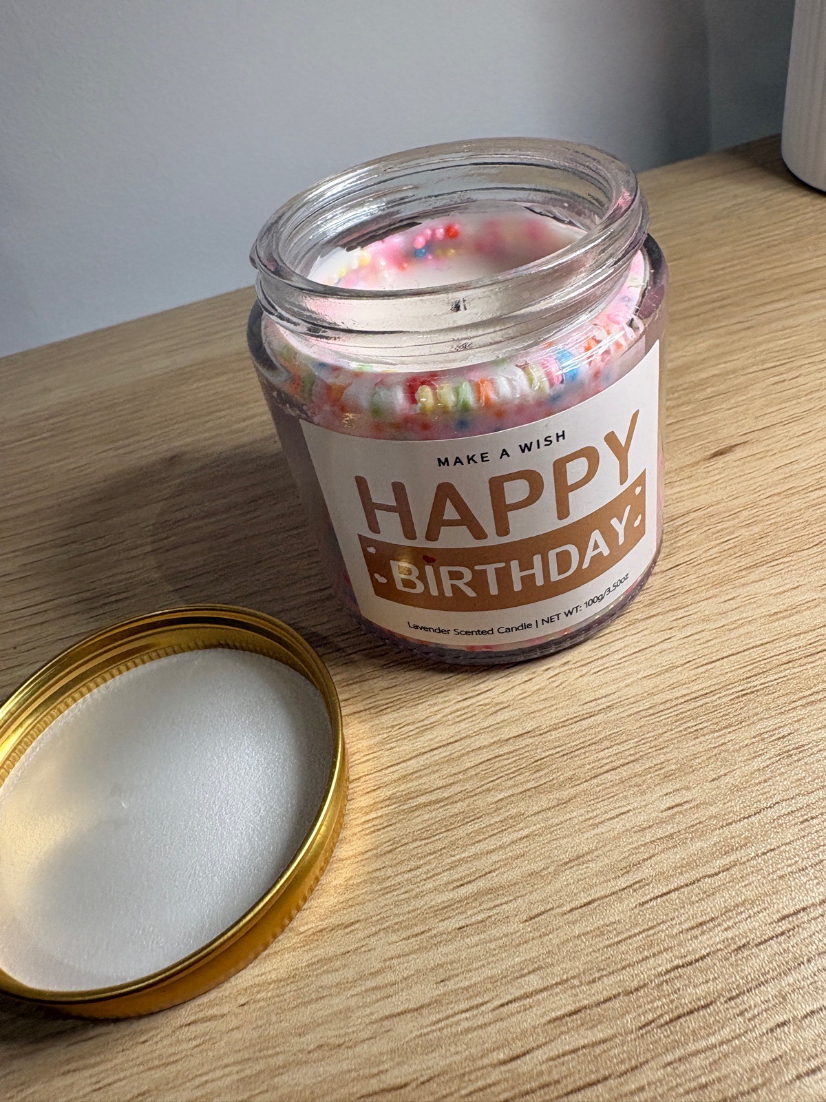 Happy birthday lavender scented cancel