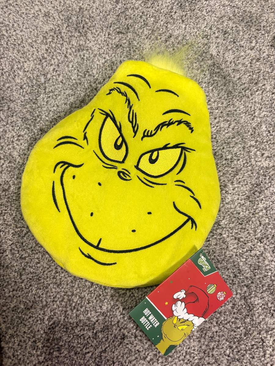 The grinch hot water bottle
