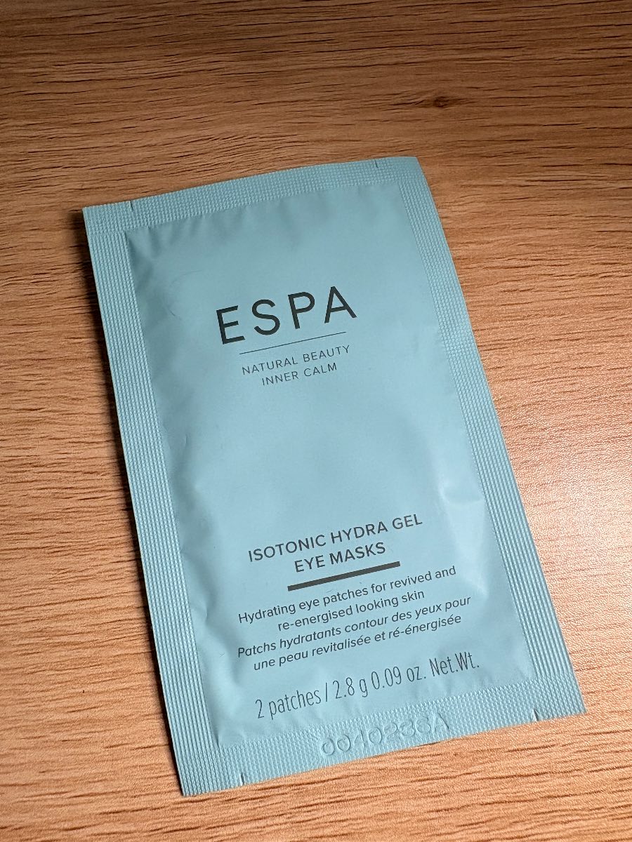 Espa isotonic hydra gel eye masks