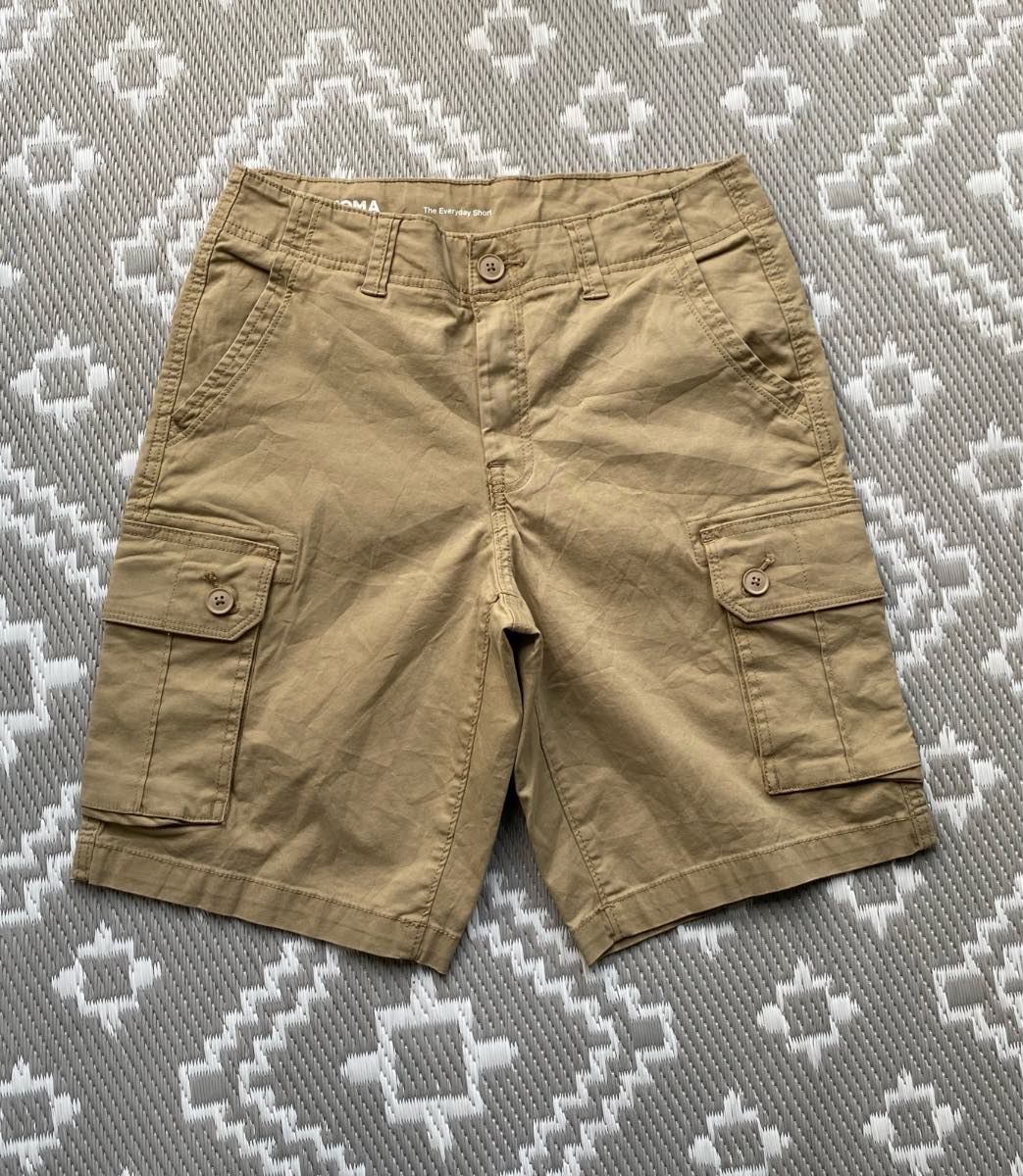 Sonoma mens khaki  98% cotton 2% spandex combat summer shorts size waist 29” Inleg 10”
