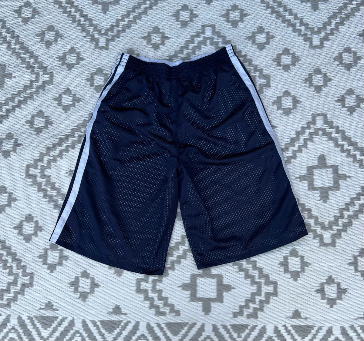 5 Star boys Navy & white  100% polyester summer activewear shorts Reversible size XL 16 years