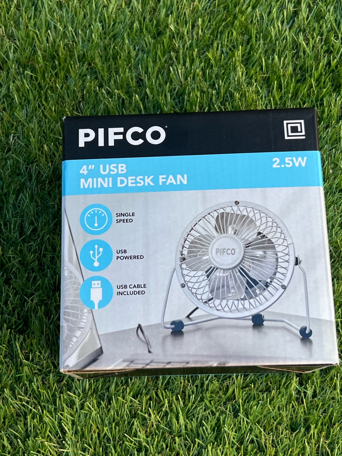 Ready to beat the Heatwave with Mini Desk FAN 4” USB 2.5W
