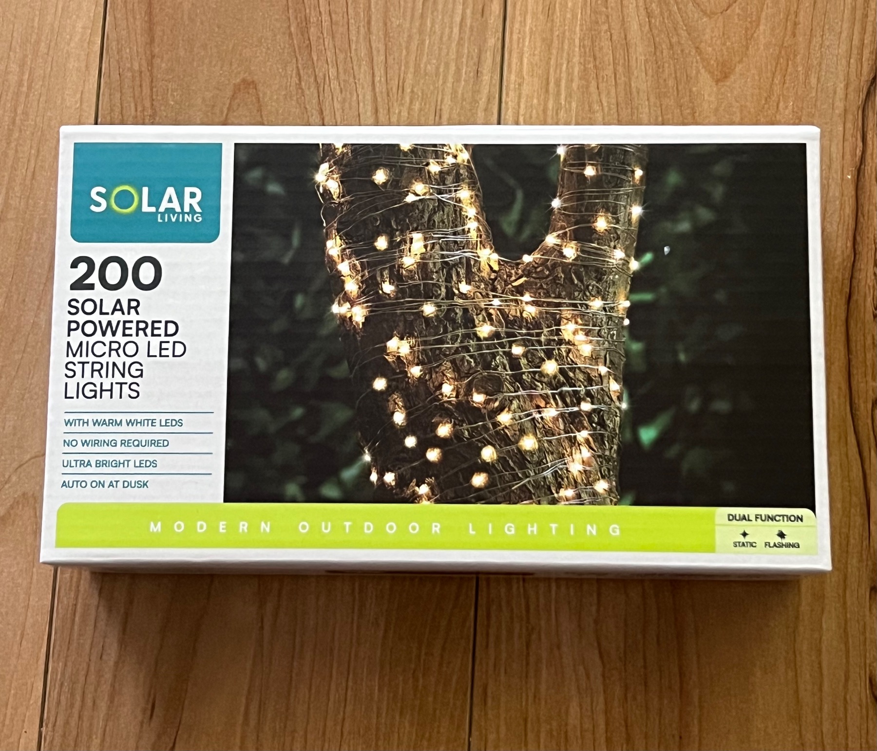 200 Solar powered micro LEDs string lights For Garden & Tree Decoration