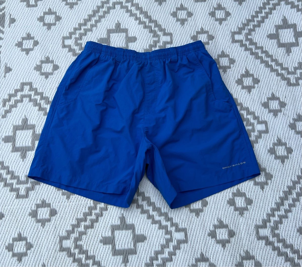 Columbia sportswear company men’s Blue  100% nylon summer swim shorts activewear size medium