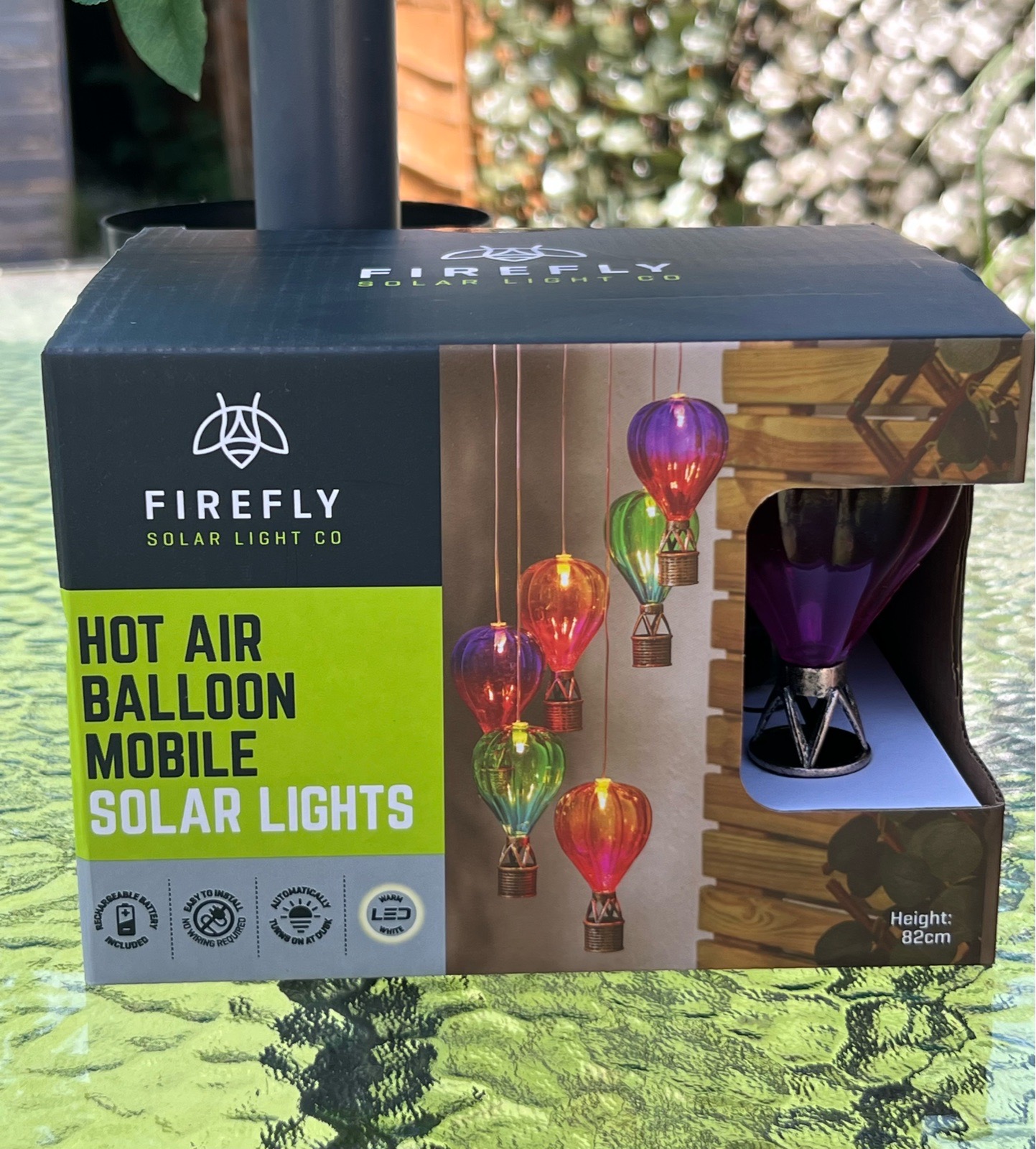 Garden Solar Light Co Hot Air Balloon Mobile Solar Lights