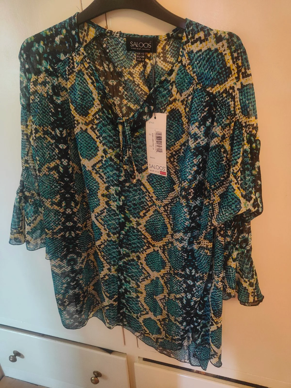 Saloos size 12 pattern top