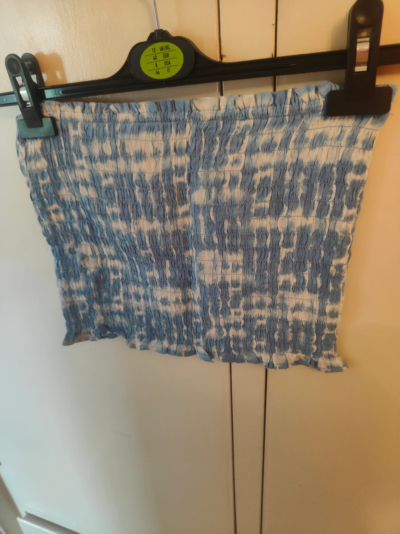 New look crop bandeau top size 14