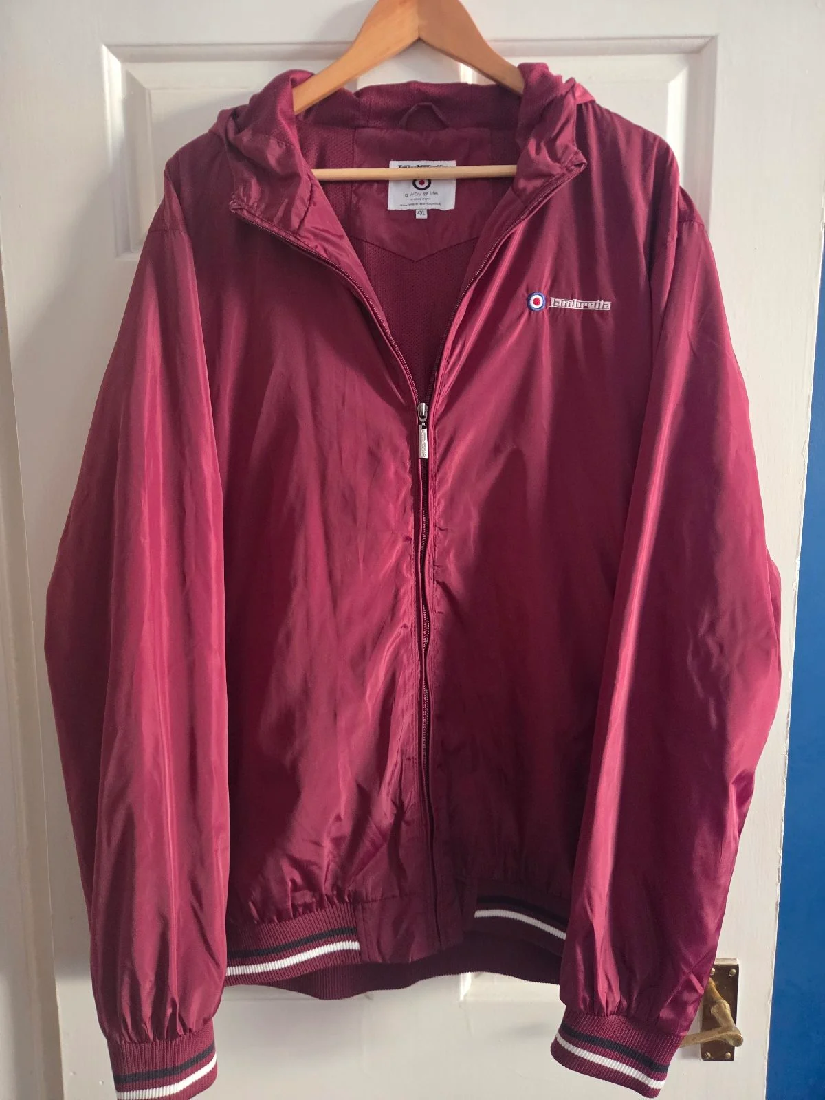 Mens Lambretta 4XL Jacket Terrace With Hood