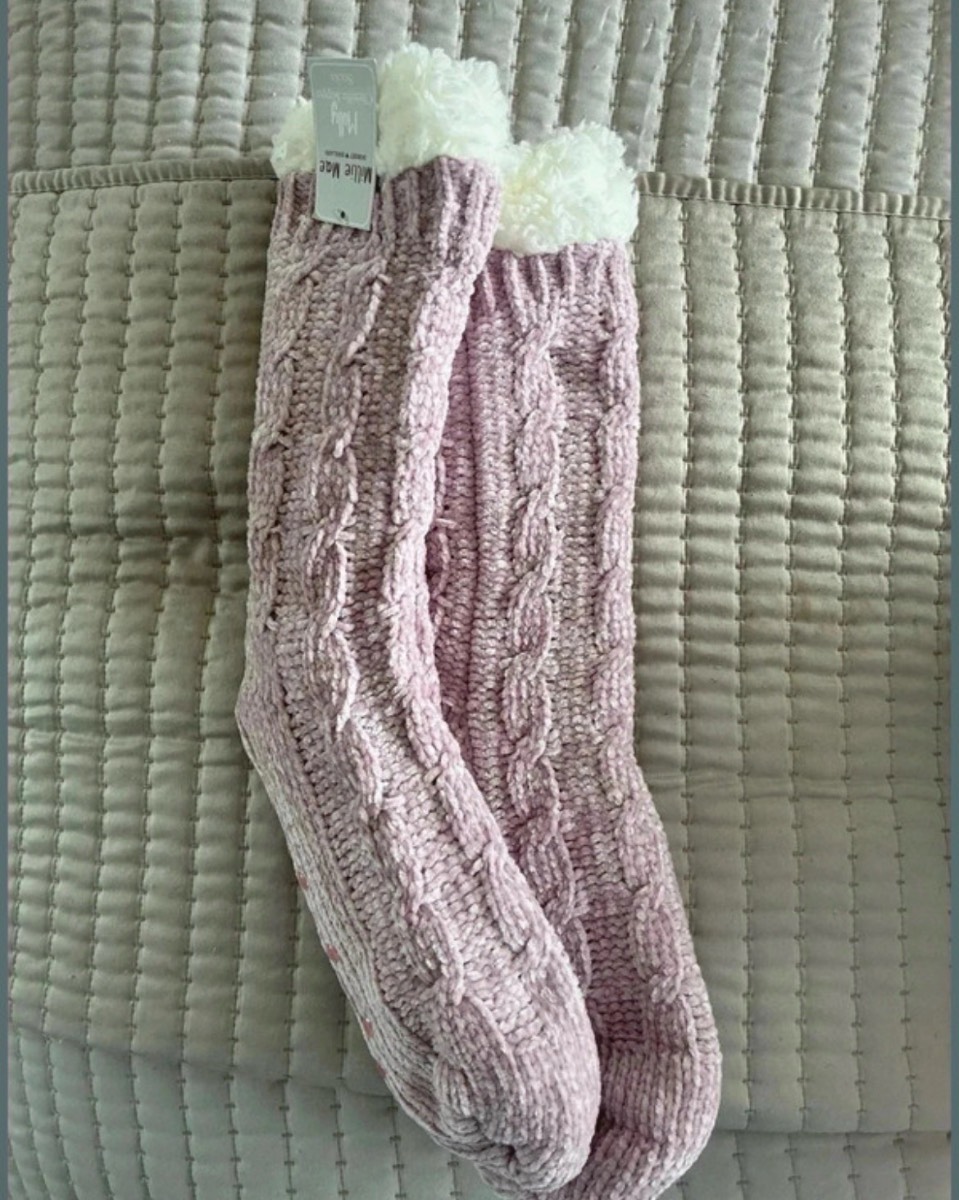 Chenille Slipper Socks