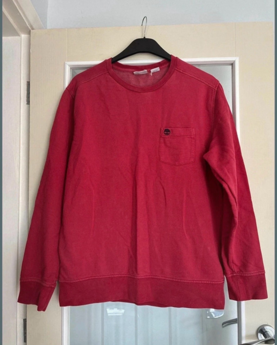 Timberland - red sweater size large