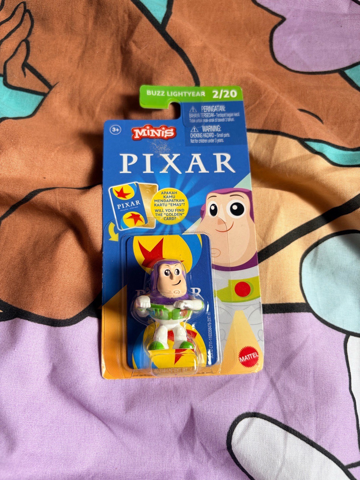 Buzz Lightyear Pixar Minis 2/20 — Brand New Sealed Toy Story Figure