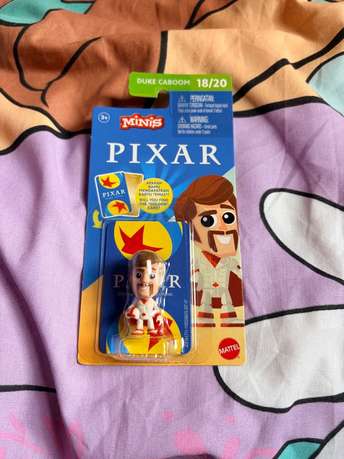 Duke Caboom Pixar Minis 18/20 — New Sealed Toy Story Figure