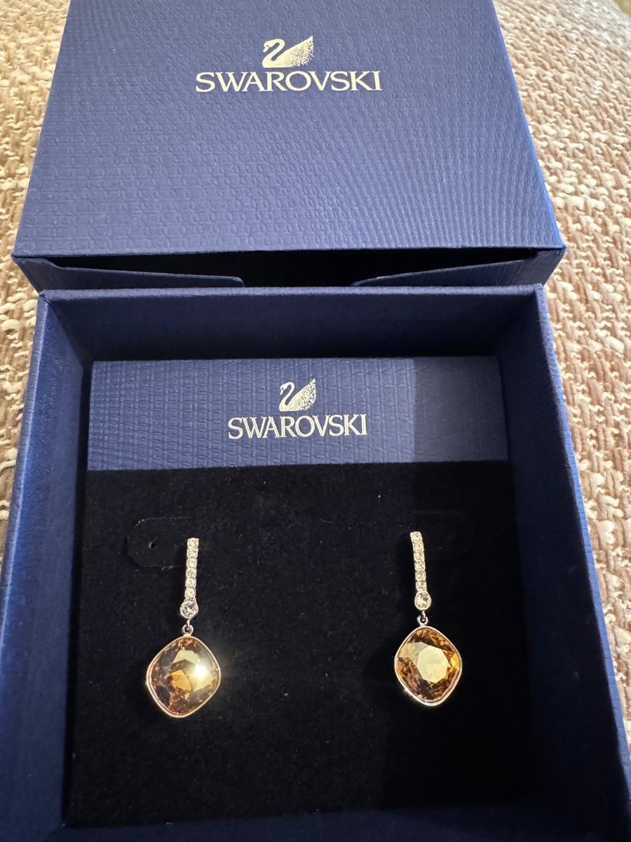 Swarovski Gem Drop Earrings