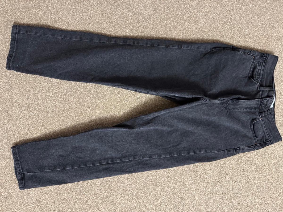 Mom jeans high waisted black