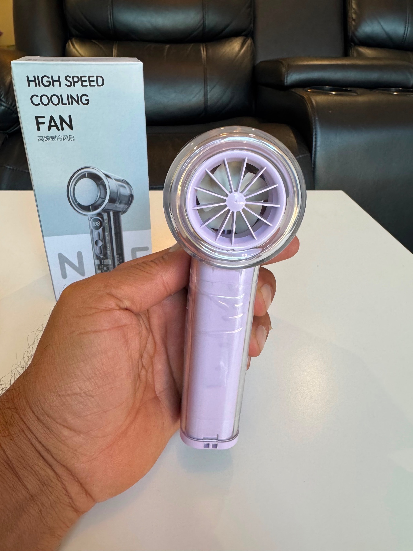 High-speed portable cooling fan