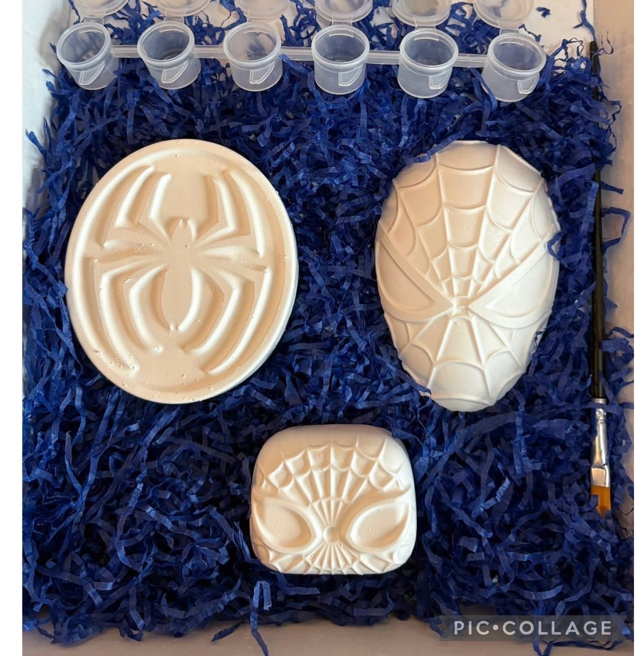 Spider-Man paint your own craft kit for kids choose any colour paper & 3 paints