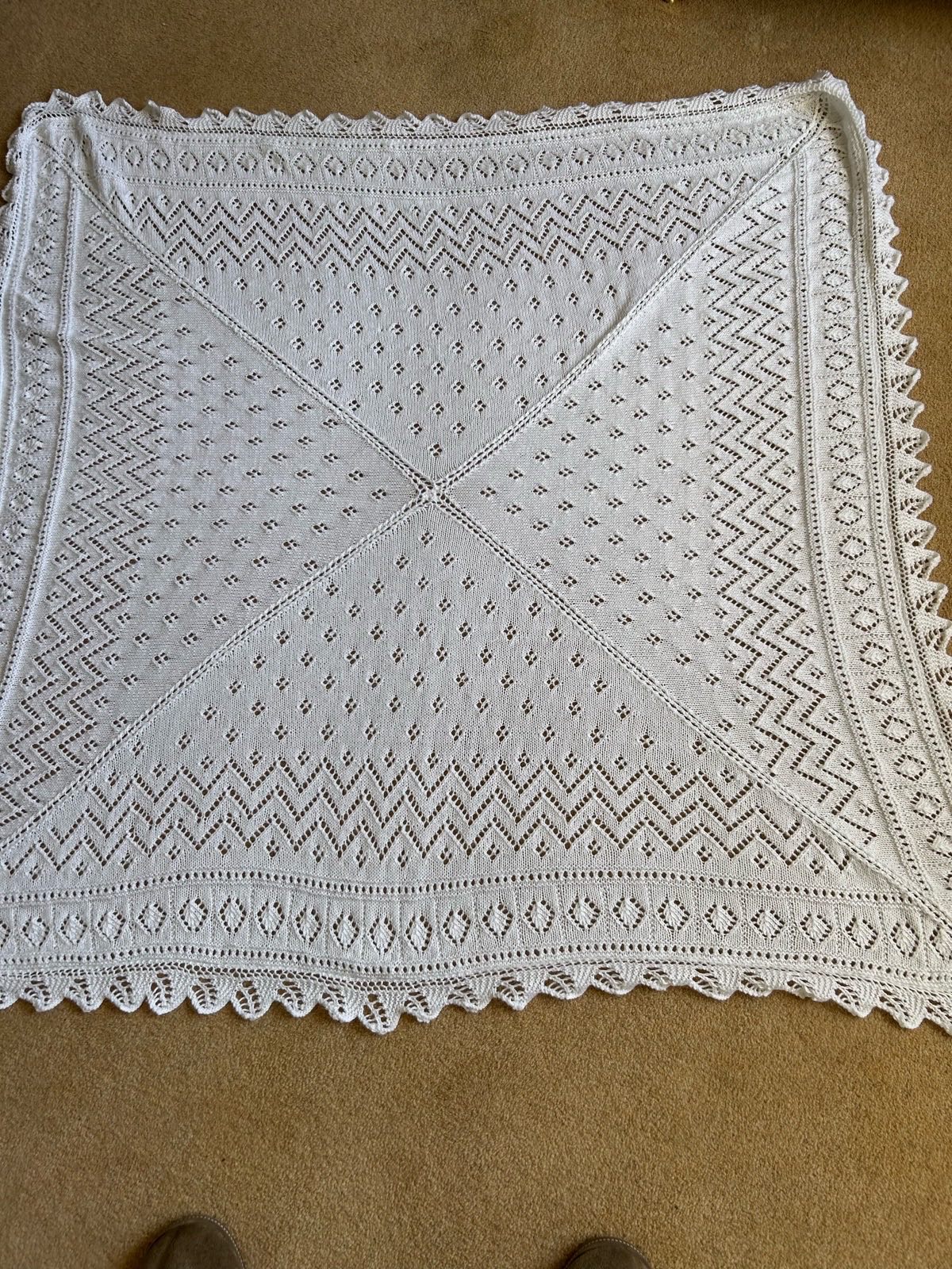 Baby’s handmade shawl