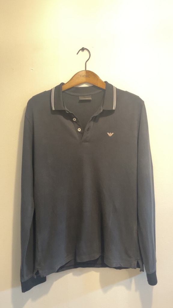 Emporio Armani Long-Sleeve Polo Shirt