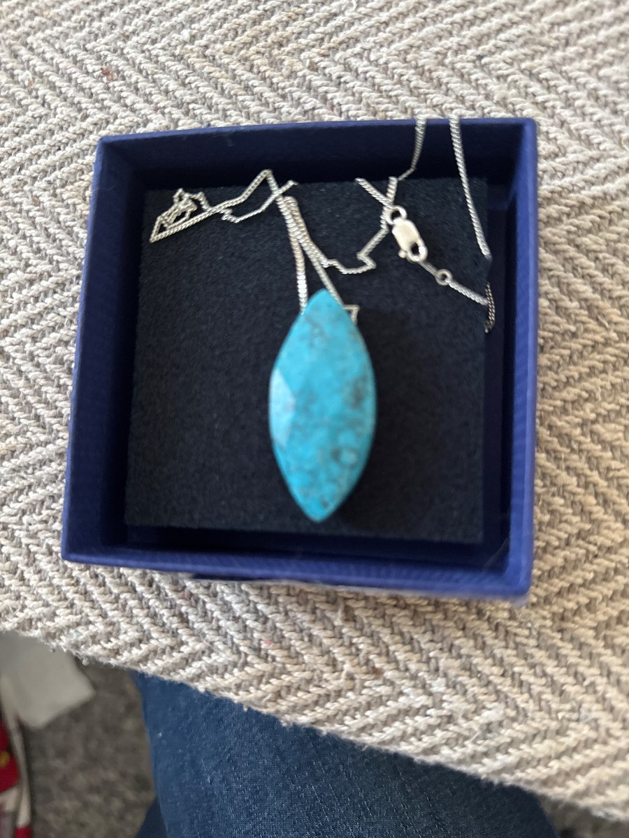 Turquoise stone pendant