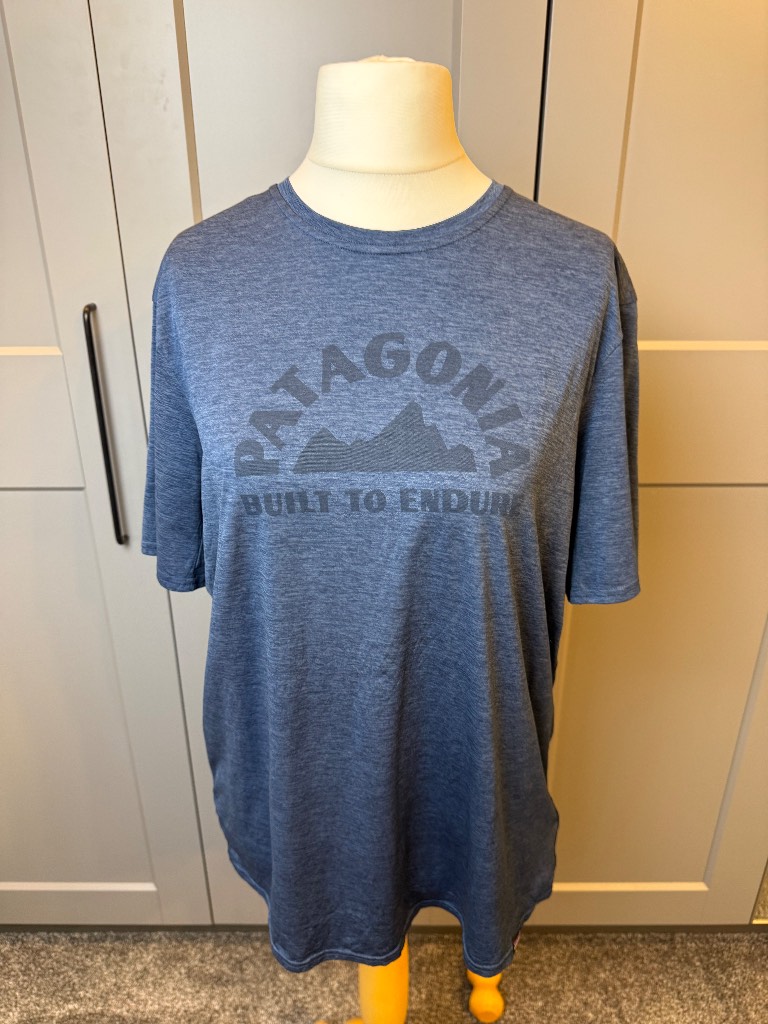 Patagonia Capilene Daily Baselayer T-Shirt Blue Marl XL