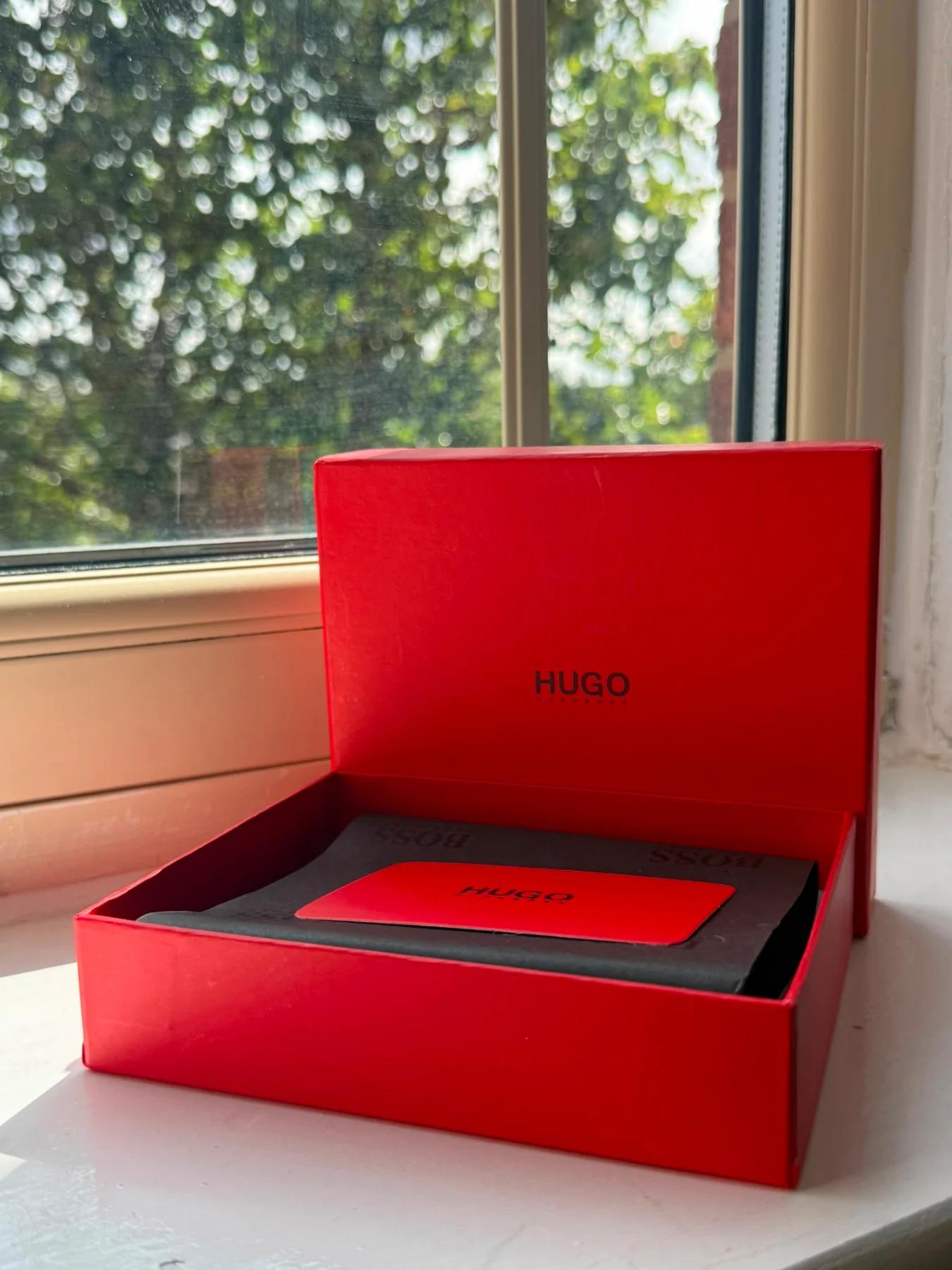 Hugo Boss Caenestir Black Bifold Wallet with Coin Pocket & Box