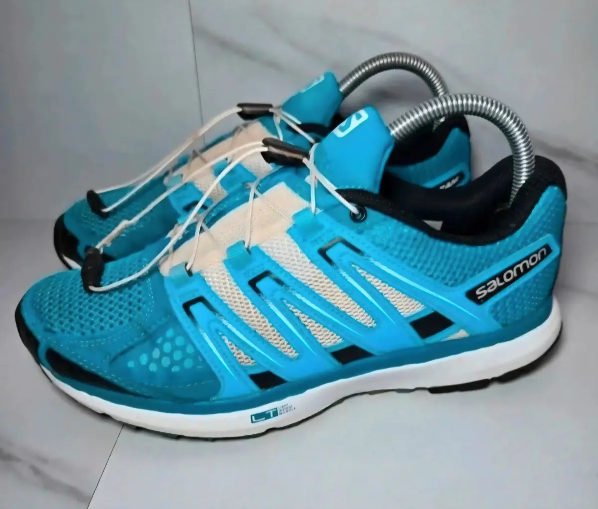 Salomon X-Scream Blue & White Running Activewear Gymwear Trainers Womens Size 5.5