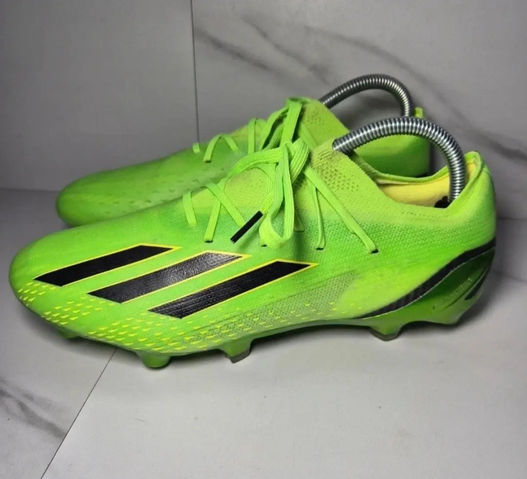 Adidas X Speedportal.1 Speed Frame Neon Green SG Football Boots Mens Size 7.5