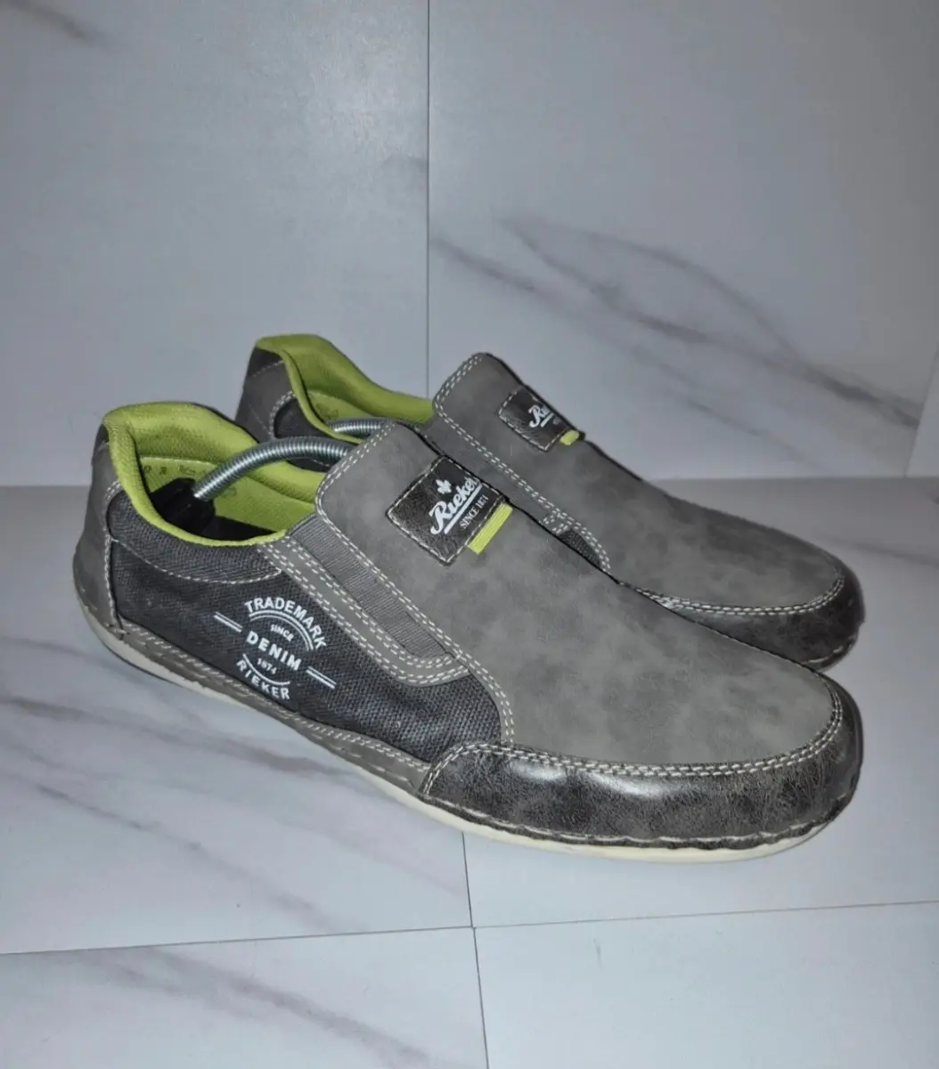 Rieker Antistress Cushioned Comfortable Fit Smart Casual Leather & Suede Shoes Mens Size 11