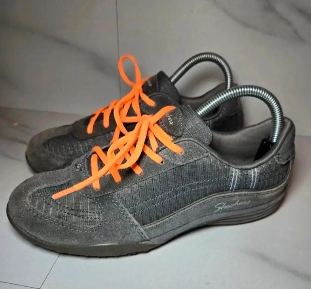 Skechers Go Walk Lite Grey Comfort Everyday Gymwear Trainers Womens Size 4