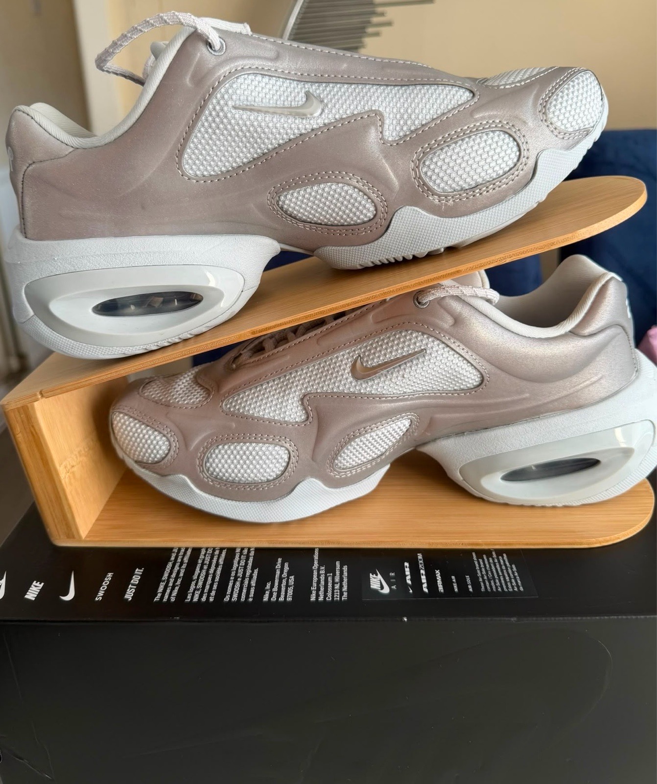 Nike Air Max Muse Reflective Trainers Silver/White UK 5 US 7.5 EU 38.5 no lid x