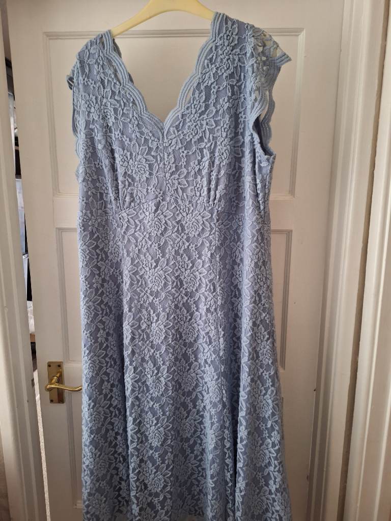 Lilac blue dress