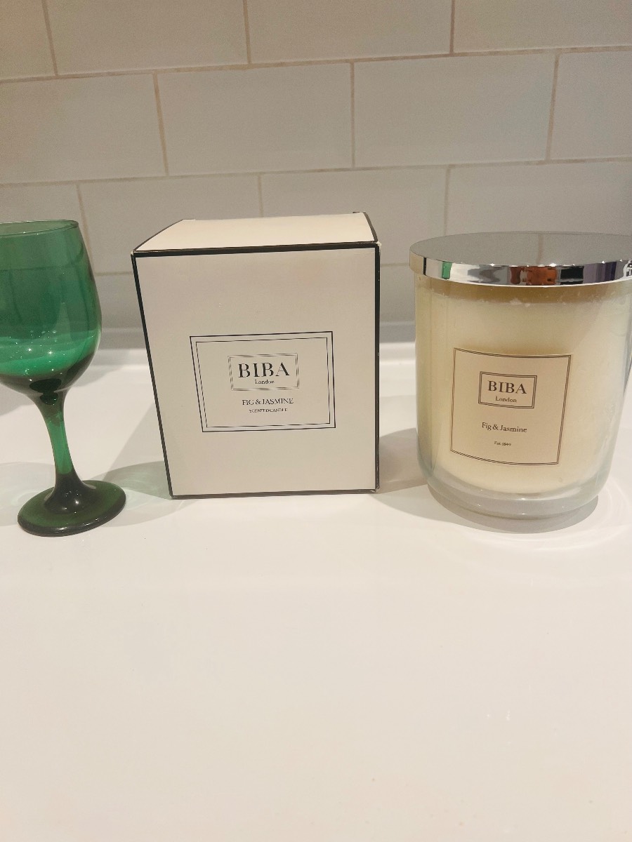1000g extra large biba london fig and jasmine luxury candle