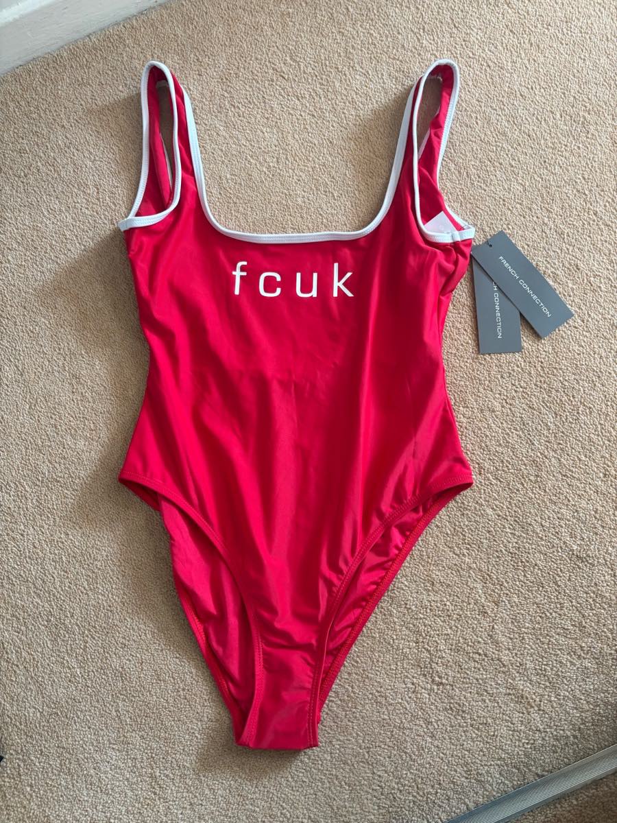 Women’s red French connection swimsuit/costume size small