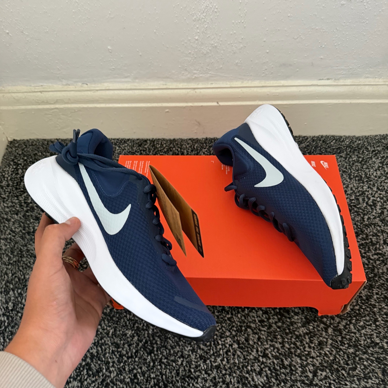 Unisex Nike Revolution 7 Midnight Navy UK 6 / 5.5 FB2207‑400 Brand New Boxed