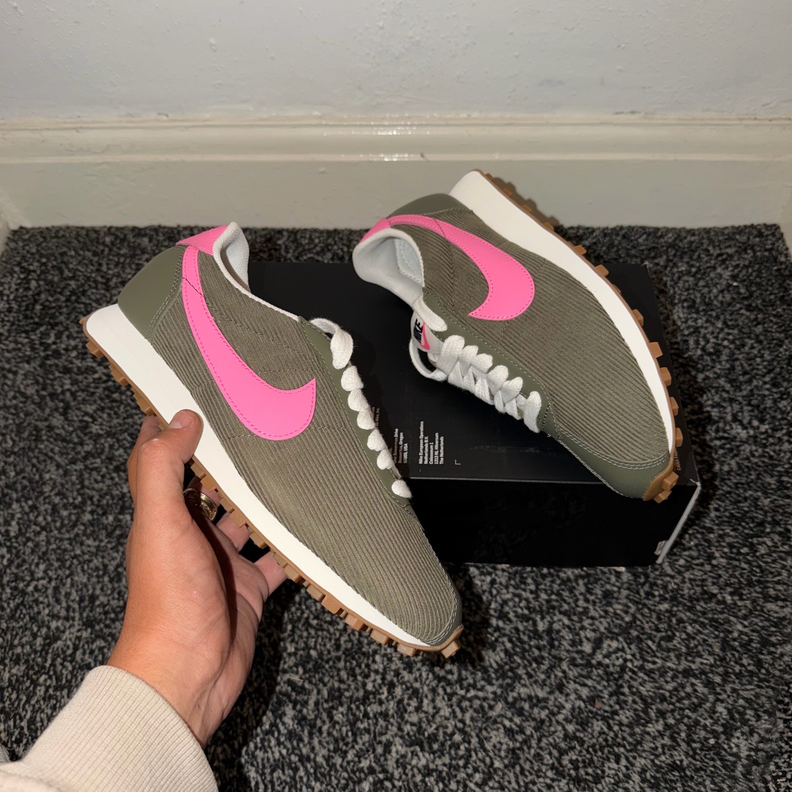 Unisex Nike LD‑1000 Medium Olive Pink Glow Sail UK 6.5 New Boxed IM6035‑200