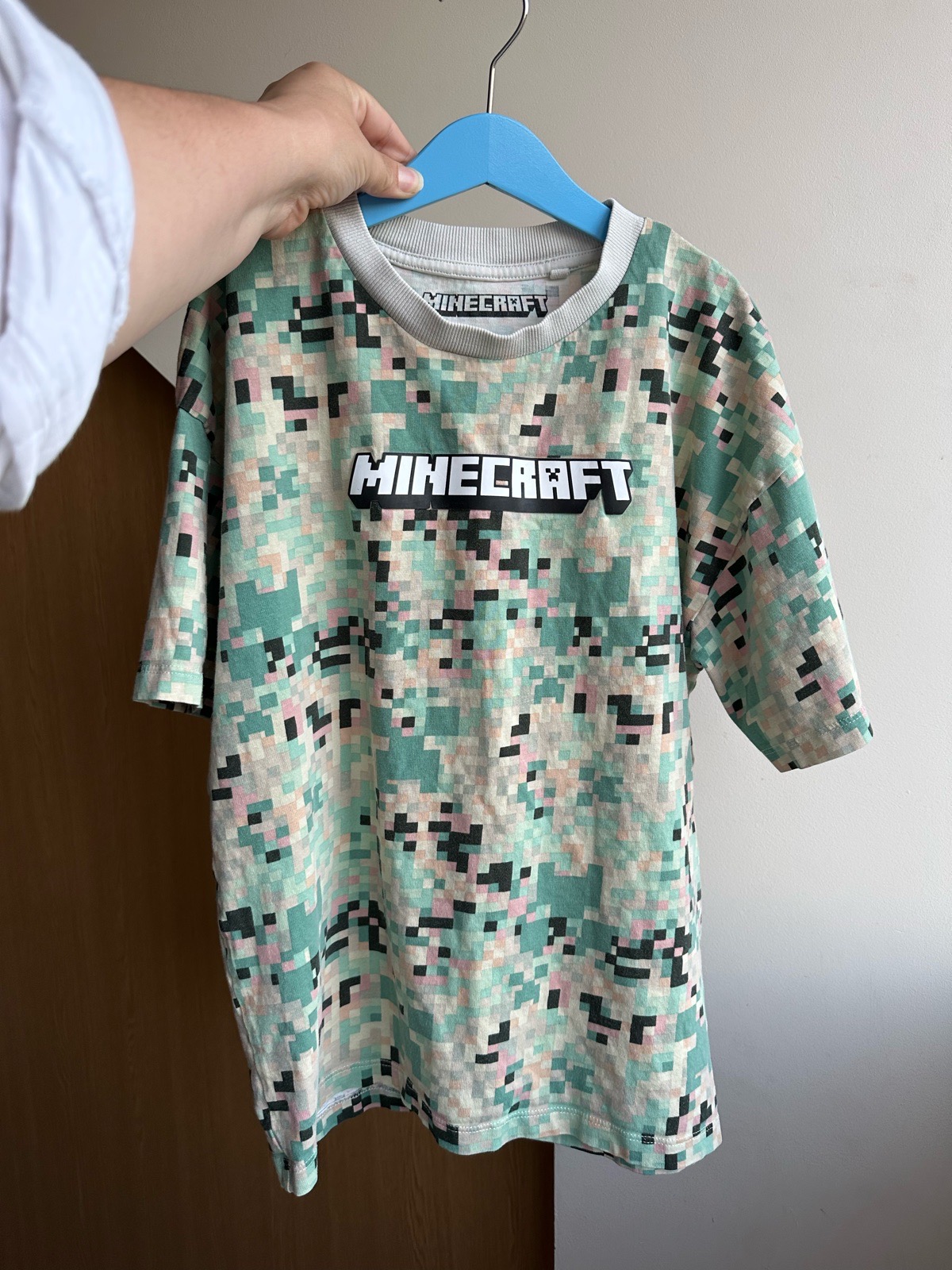 NEXT- Green Digital Print Single Minecraft T-Shirt 12yrs