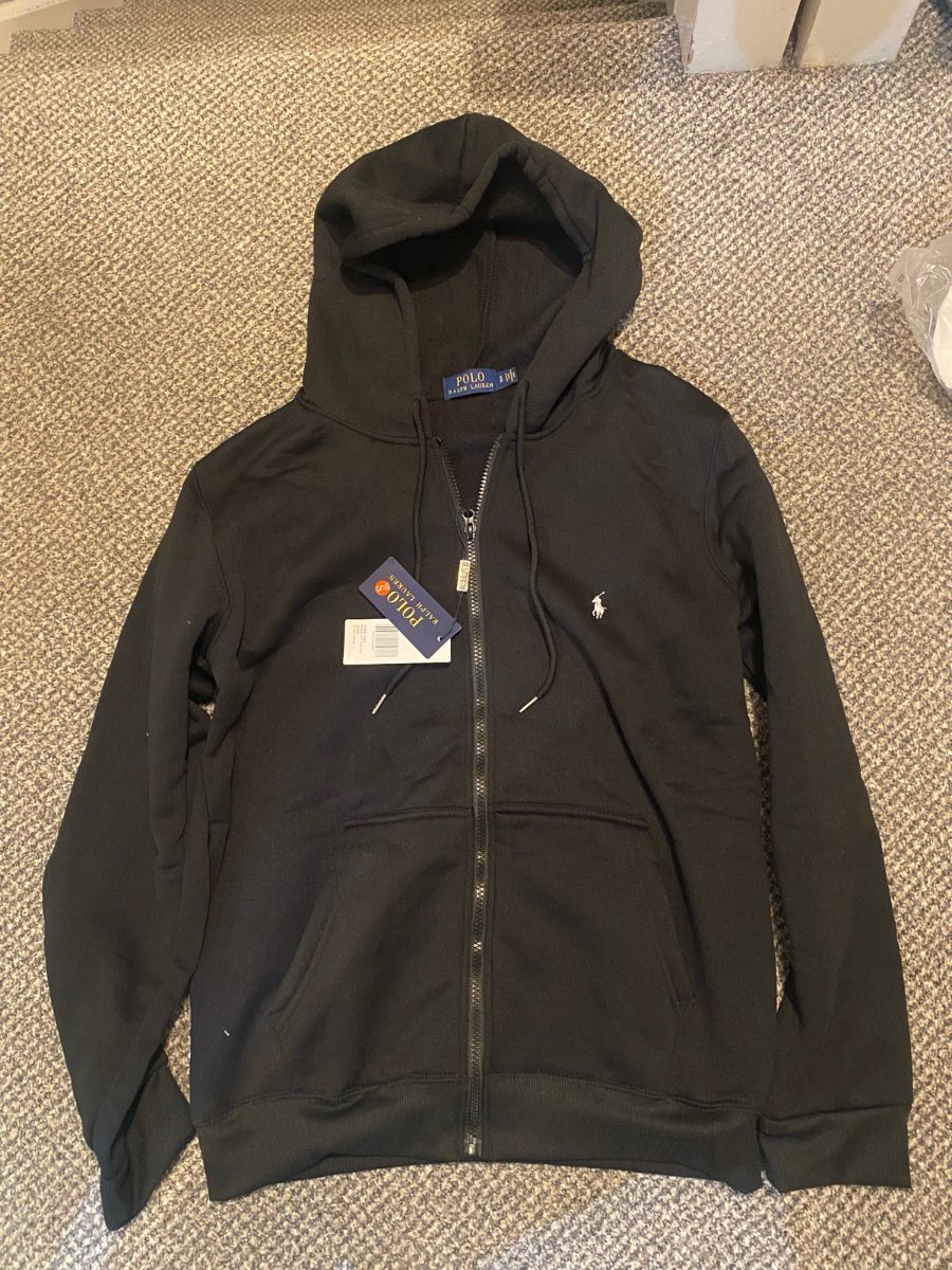 Black Ralph Lauren hoodie size S