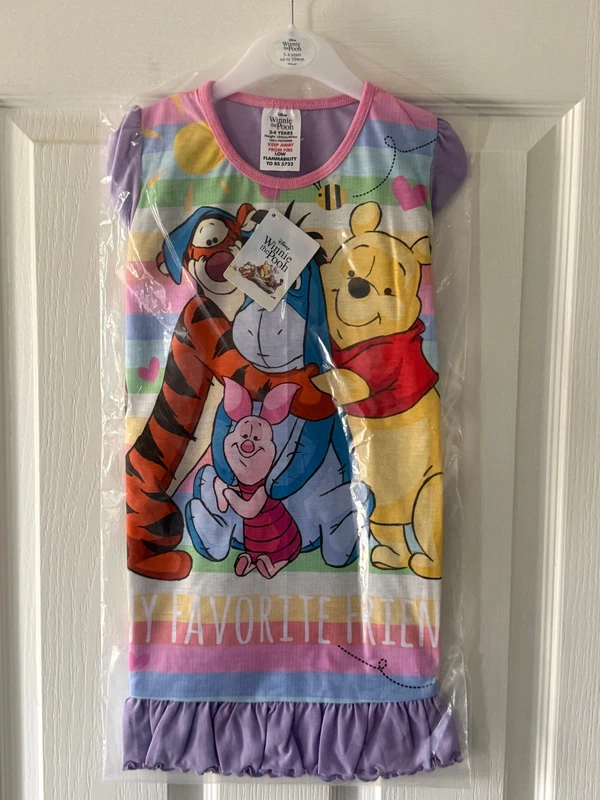 Age 3-4 years - Disney - Winnie the Pooh nightie / Nightdress / Pyjama