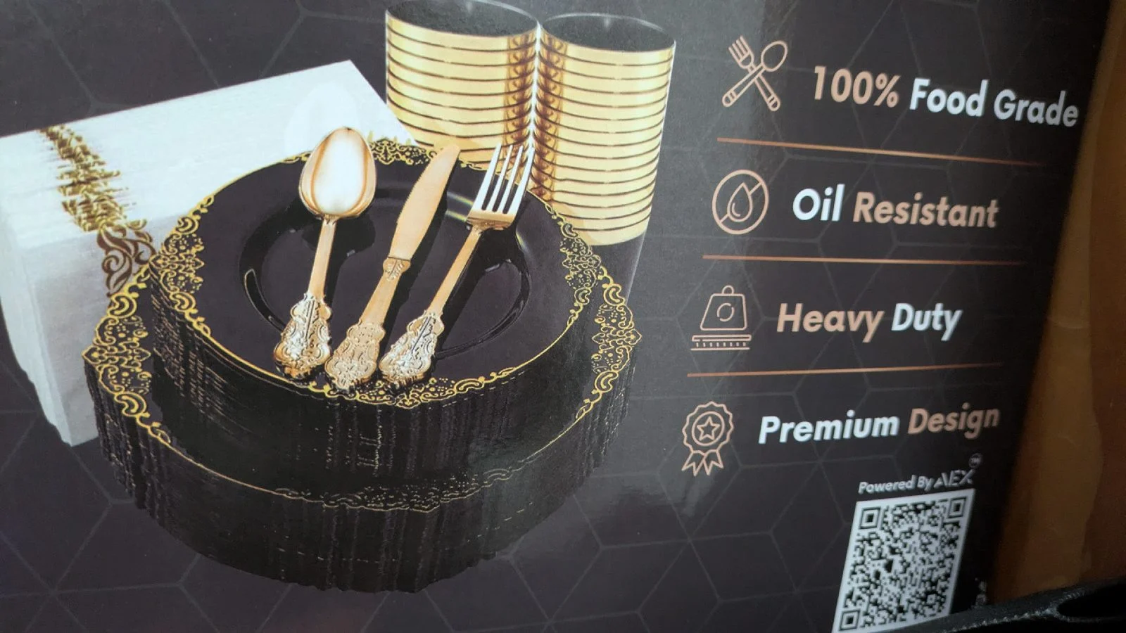 Dinner set 125 pcs for 25 people